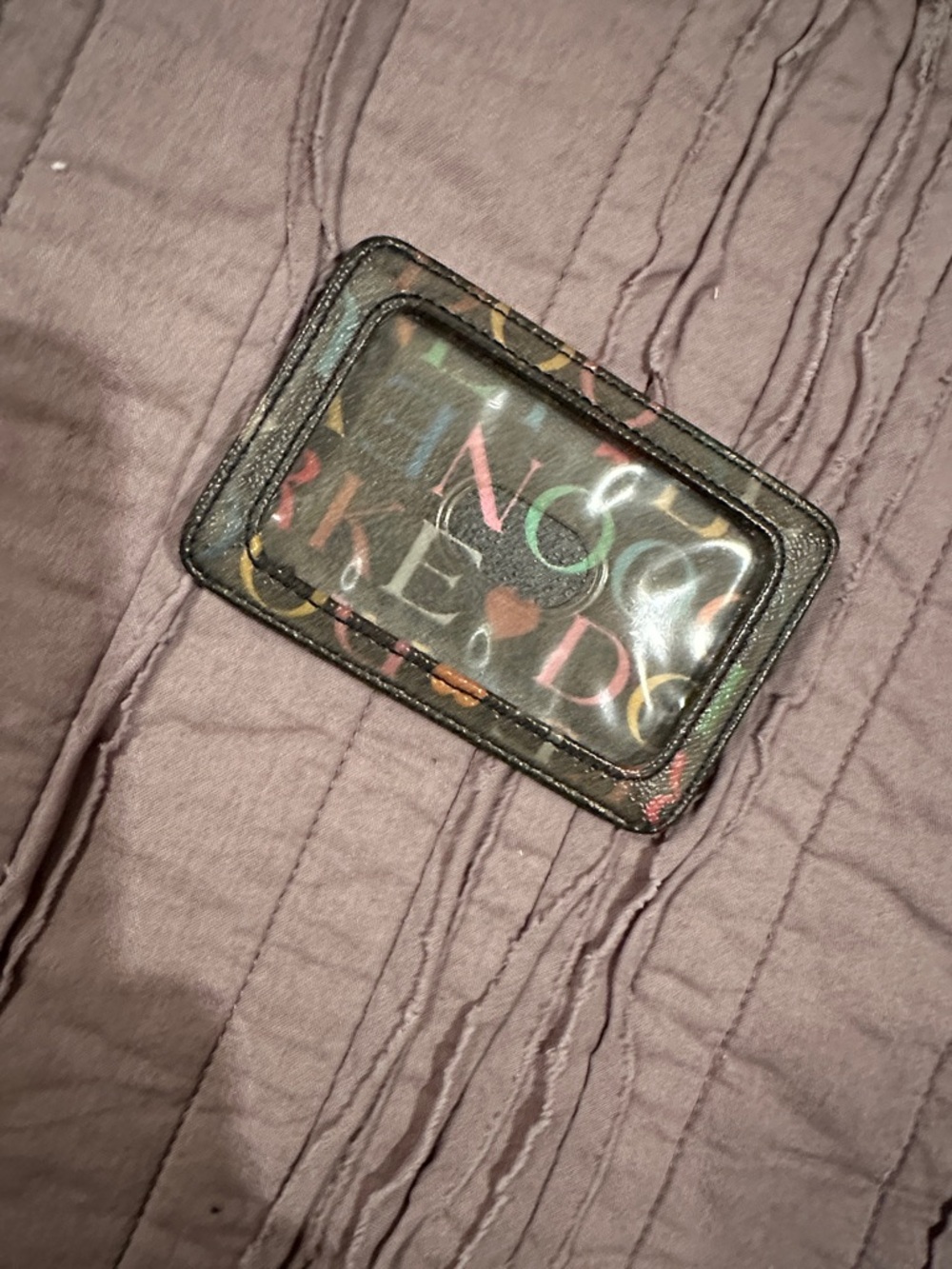 Dooney & Burke ID Window Card Holder - Multicolor